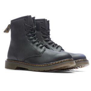 Dr. Martens Black Leather Boots 1460 Y SIZE 5M  6L